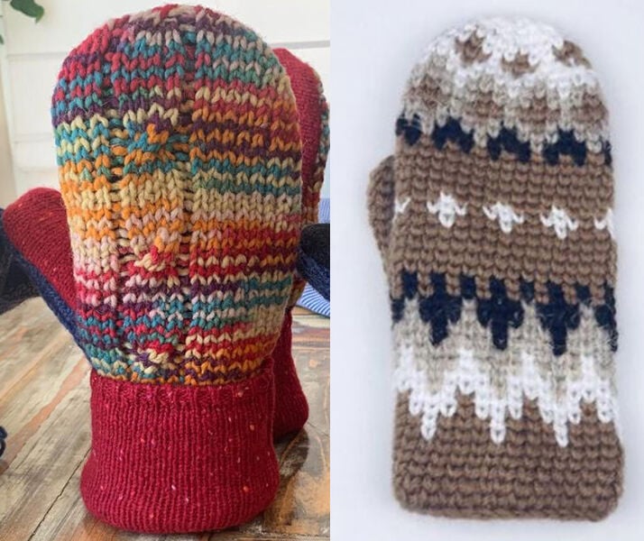 Ellis mittens vs. knockoffs